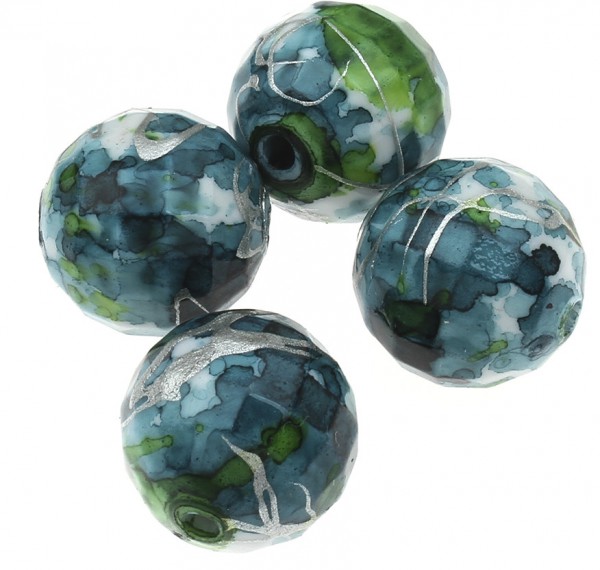 Avant-garde bead 16 mm – mixed turquoise – 1 pcs.