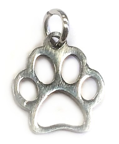 Paw paw paw pendant 13 mm – stainless steel