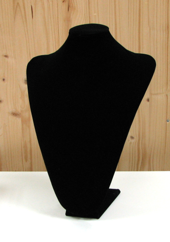 Jewelry bust/Deco bust 36x27 cm – black