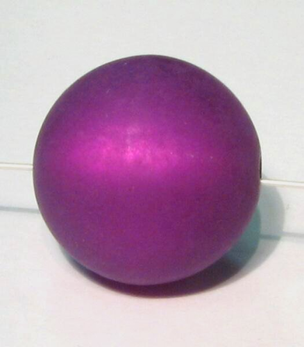 Polaris bead 14 mm purple – large hole