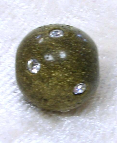 Metallic olive 14 mm – Swarovski crystal