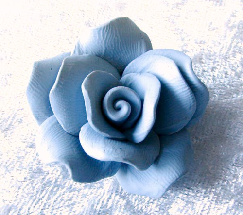 Rose 40mm - grau