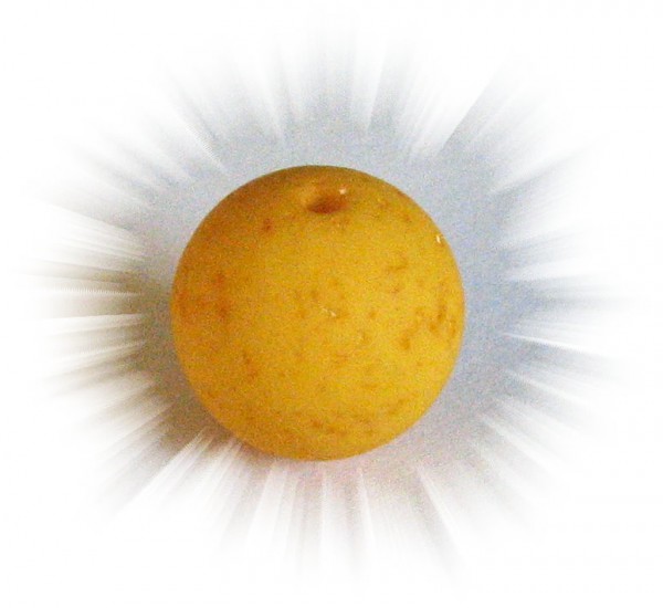 Polaris Gala sweet bead 10 mm saffron – small hole