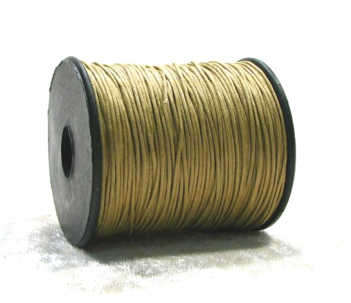 Baumwollband 1mm - 73 Meter - sand