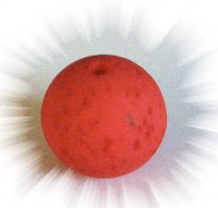 Polaris Gala sweet bead 20 mm red – small hole Polaris Gala sweet bead 20 mm red – small hole