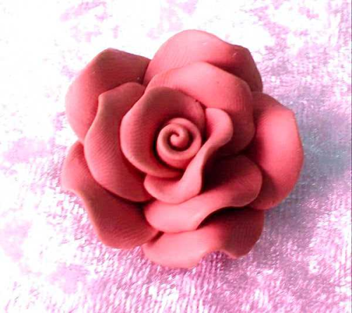 Rose 40mm - rot