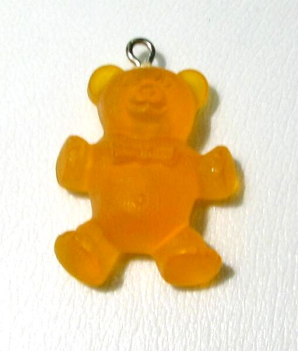 Bear – pendant – orange