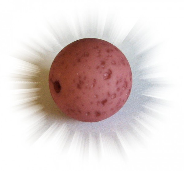 Polaris Gala sweet bead 10 mm terracotta – small hole