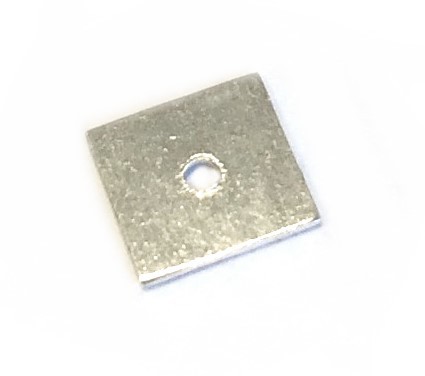 Spacer Quadrat 8x8mm - 925er Silber
