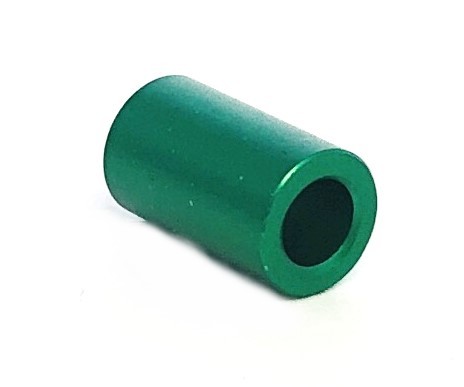 Aluminium tube anodised 10x6 mm – anodised dark green