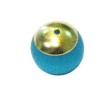 Perlkapp for 10 mm beads – gold colored glossy