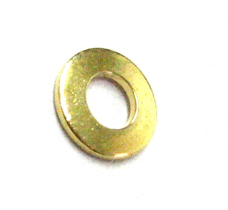 Spacer disc 06 mm brass – 1 pcs. – large hole, hole 2.9 mm