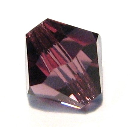 Bicone crystal 8 mm – amethyst