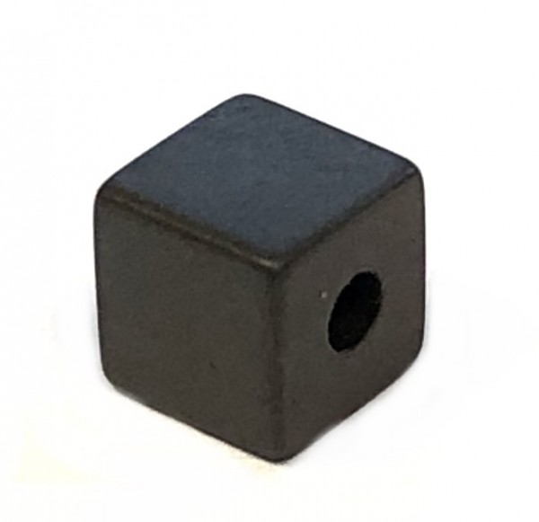 Hämatit Würfel 6x6mm - hämatit matt - 1 Stück