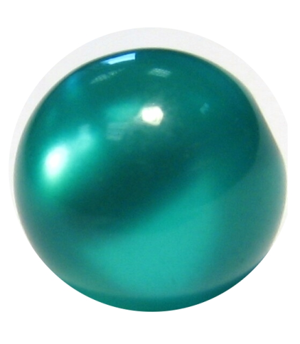 Polaris bead 8 mm emerald glossy – small hole
