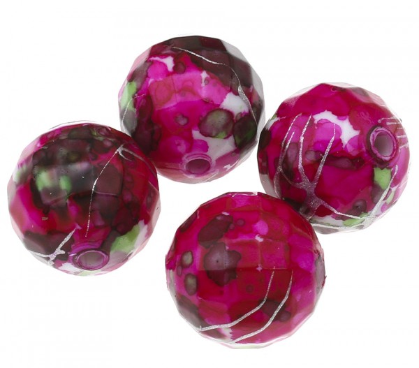 Avant-garde bead 16 mm – mixed pink – 1 pcs.