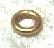 Ring/spacer 12 mm – color: Gold matt – 1 pcs.