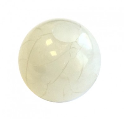 Perle 16mm - White Howlit Look