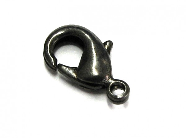 lobster claw clasp 12 mm – color: Black