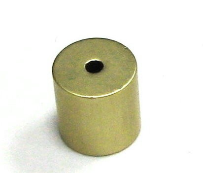 Aluminium cylinder/tube anodised 10x10 mm – anodised gold