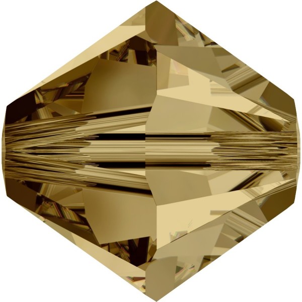 Swarovski Crystal 5328 Xilion Bicone Bead 4 mm – 10 pieces – Light Colorado Topaz