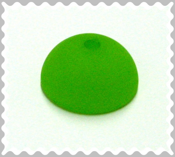 Polaris half bead 16x8 mm – green