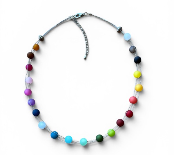 Polaris Rainbow-Collier – bead-Creative- Adjustable