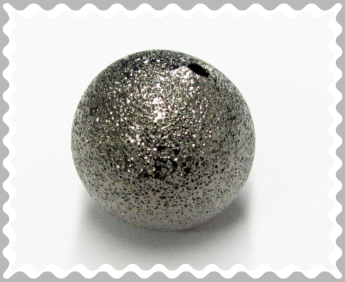 bead 10 mm – diamond – color: Blackened