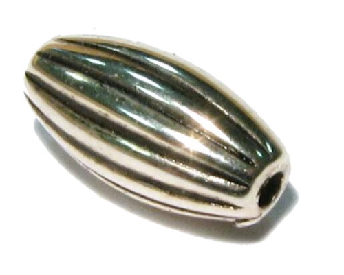 Olive, 12,5x6,5mm, old silver look