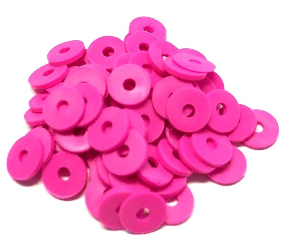 Katsuki beads - Heishi beads 10mm - pink - 10cm