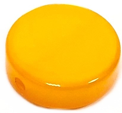 Polaris Coin 12 mm saffron – glossy